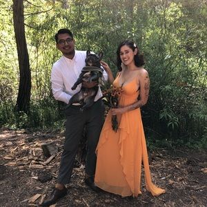 Sunshine Yellow Chiffon Maxi